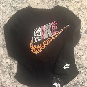 Nike Kids Black Long Sleeve Shirt